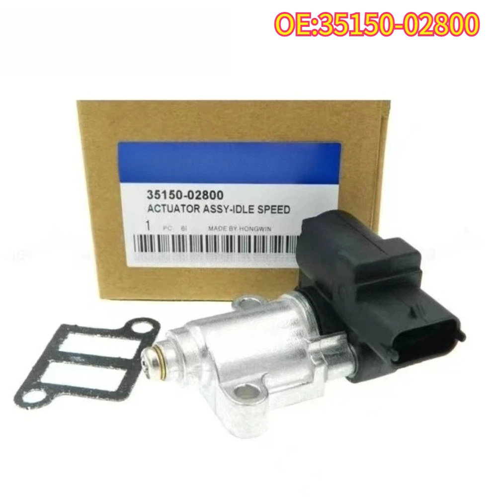 

High quality New For 35150-02800 ​Idle Air Control Valve W/Gasket HYUNDAI MATRIX 2008 I10 1.1 KIA Picanto 2007-2010 G4HE
