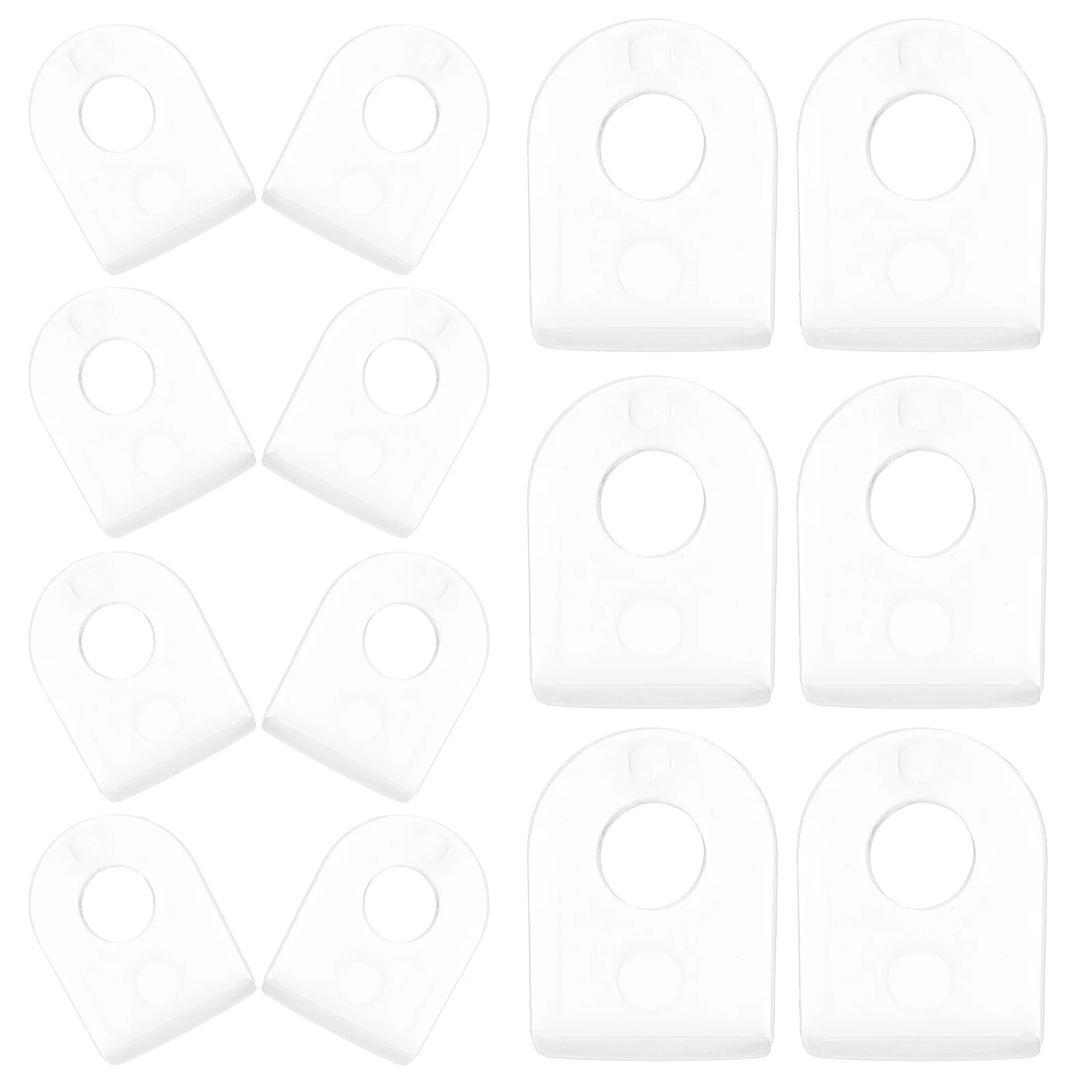 

100pcs Hanger Advertising Ear White ABS Durable Reusable Banner Ceiling Hanger Poster Display Accessories Jewelry