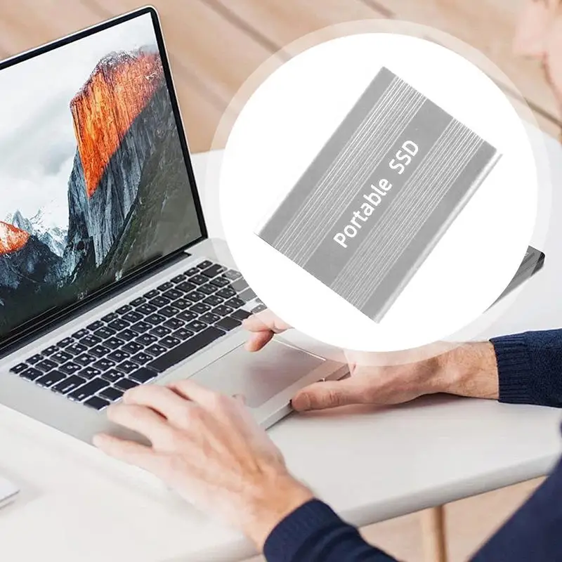Disco duro externo SSD, disco duro para teléfono, 500GB, almacenamiento externo compacto, portátil para viaje, ordenador de casa, PC, respaldo de teléfono y