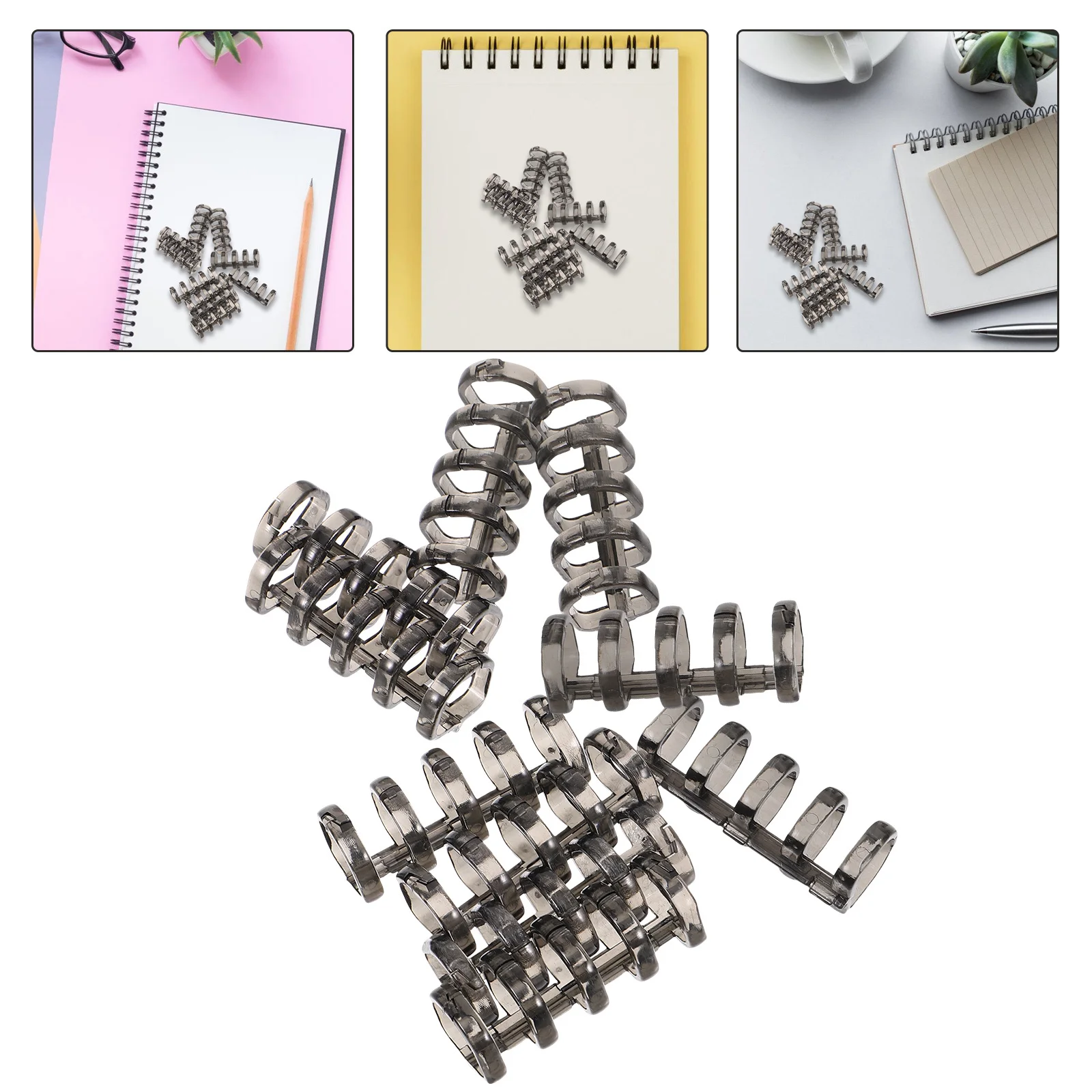 

10 Pcs Binder Accessories Ring for Replacement Diy Book Rings Plastic Loose Leaf