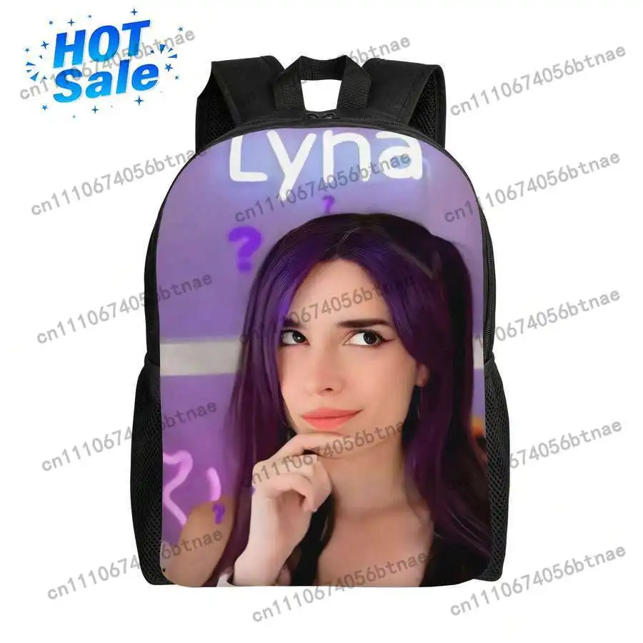 Lyna Vallejos Easy And Streamlined Single-Layer Backpack Is A Convenient Partner For School, Casual Strolls, Or Light Travel