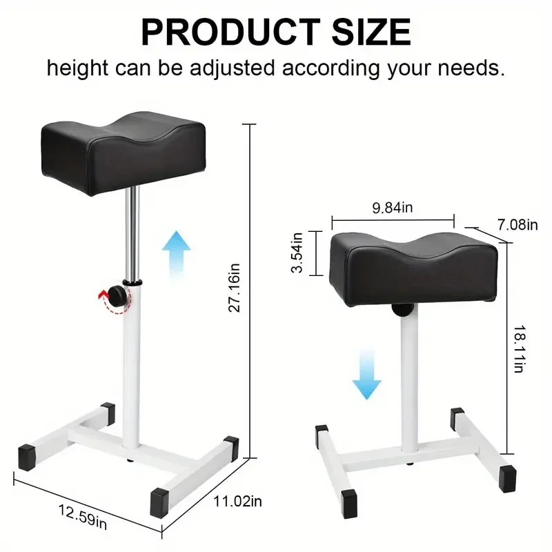Nail Art Chair, einfach zu einfacher Pedikürehocker, anhebbares Pediküre-Pad, Fußhocker zur Hornhautreparatur im Nagelstudio