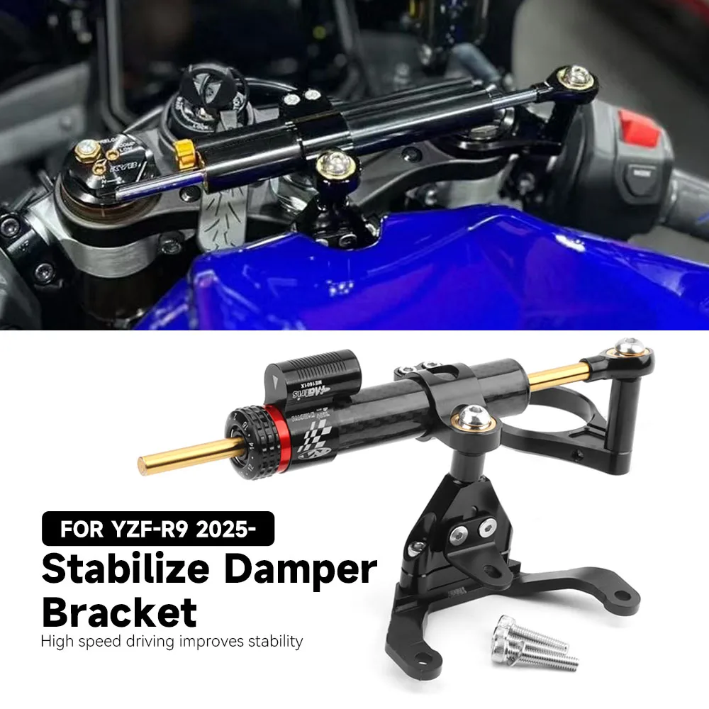 pour-yamaha-yzf-r9-yzf-r9-2025-2026-kit-d'accessoires-de-montage-d'amortisseur-de-direction-cnc-pour-moto