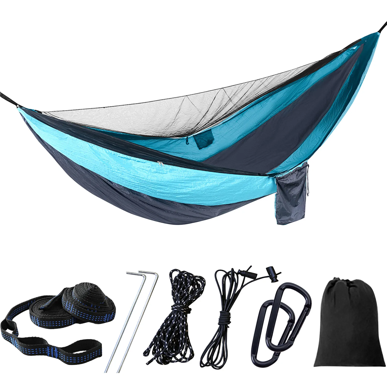 

Travel Camping Hammocks Portable Hammocks Outdoor Lightweight Double Nylon Camping Hammock amping Accessories For Outdoor
