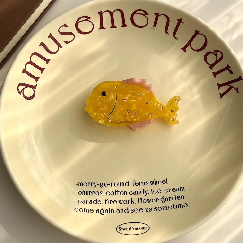 

Trendy Cute Fish Collection Hair Claw Underwater Animals Eco-Friendly Acetate Hair Clips Colorful Hair Accessories for Women