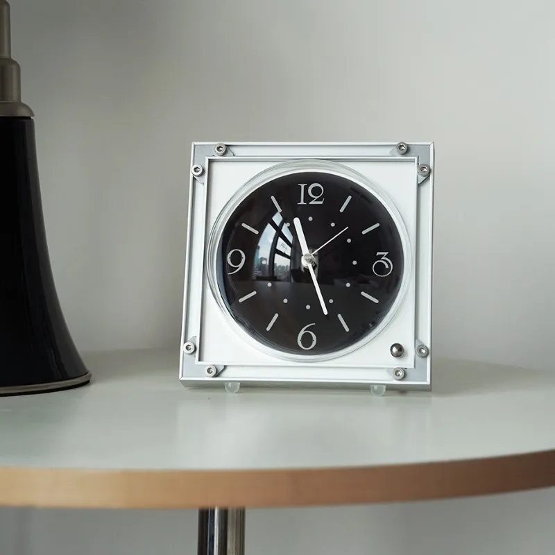 

Ретро настольные часы, роскошные настольные часы, эстетические настенные часы для гостиной, интерьерные бесшумные декоративные настенные часы, украшения для дома