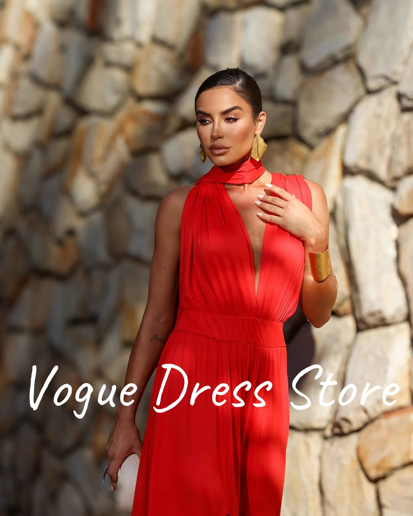 맞춤형 기질 저지 이브닝 드레스 고품질 민소매 v 넥 댄스 파티 드레스 맞춤 제작 특별 행사 G