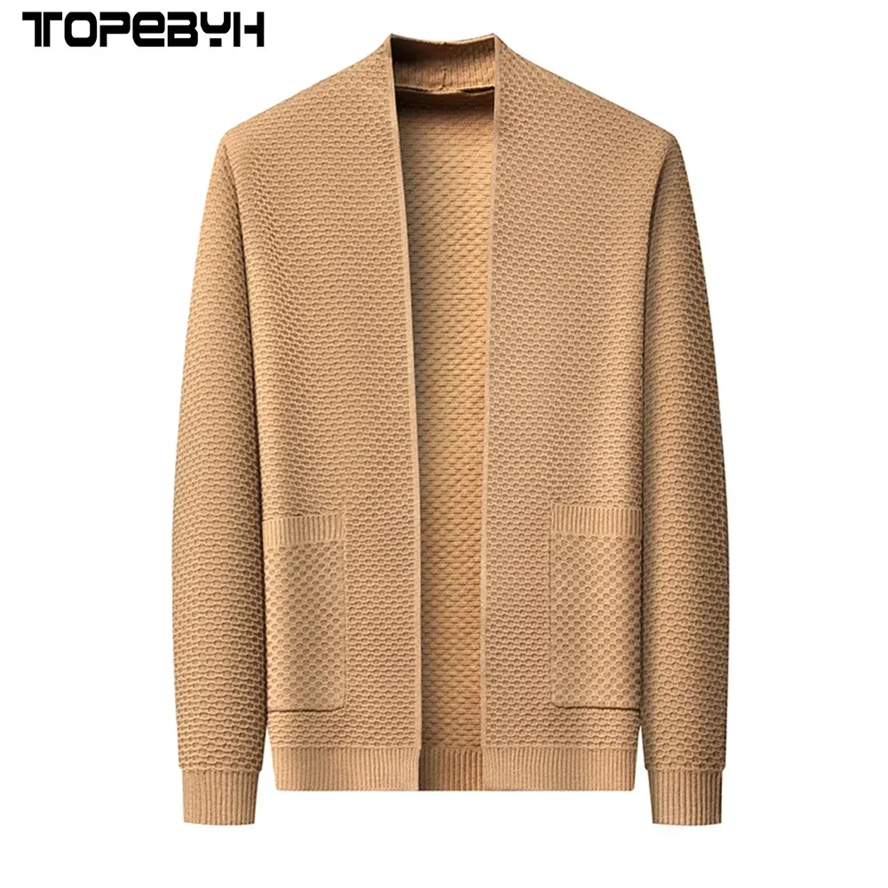 High Quality Men's New Spring and Autumn Cardigan Fashion Casual   Cardigan  Mens Clothes