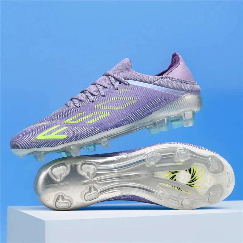 

New Men Football Boots Match Grass Cleats High-quality Soccer Shoes Futsal Sneakers Non-Slip Indoor Hot-selling High-top Outdoor