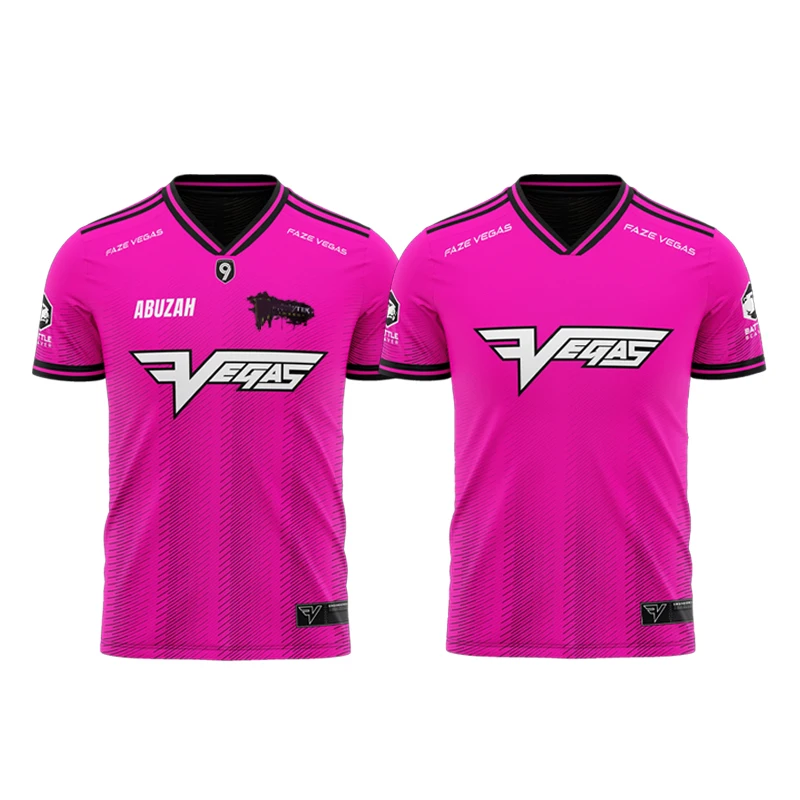 FAZE VEGAS 2026 Trikot COD League CDL Team-Gedenk-T-Shirt für Männer und Frauen Crowder, gleiches Oberteil, große Größe