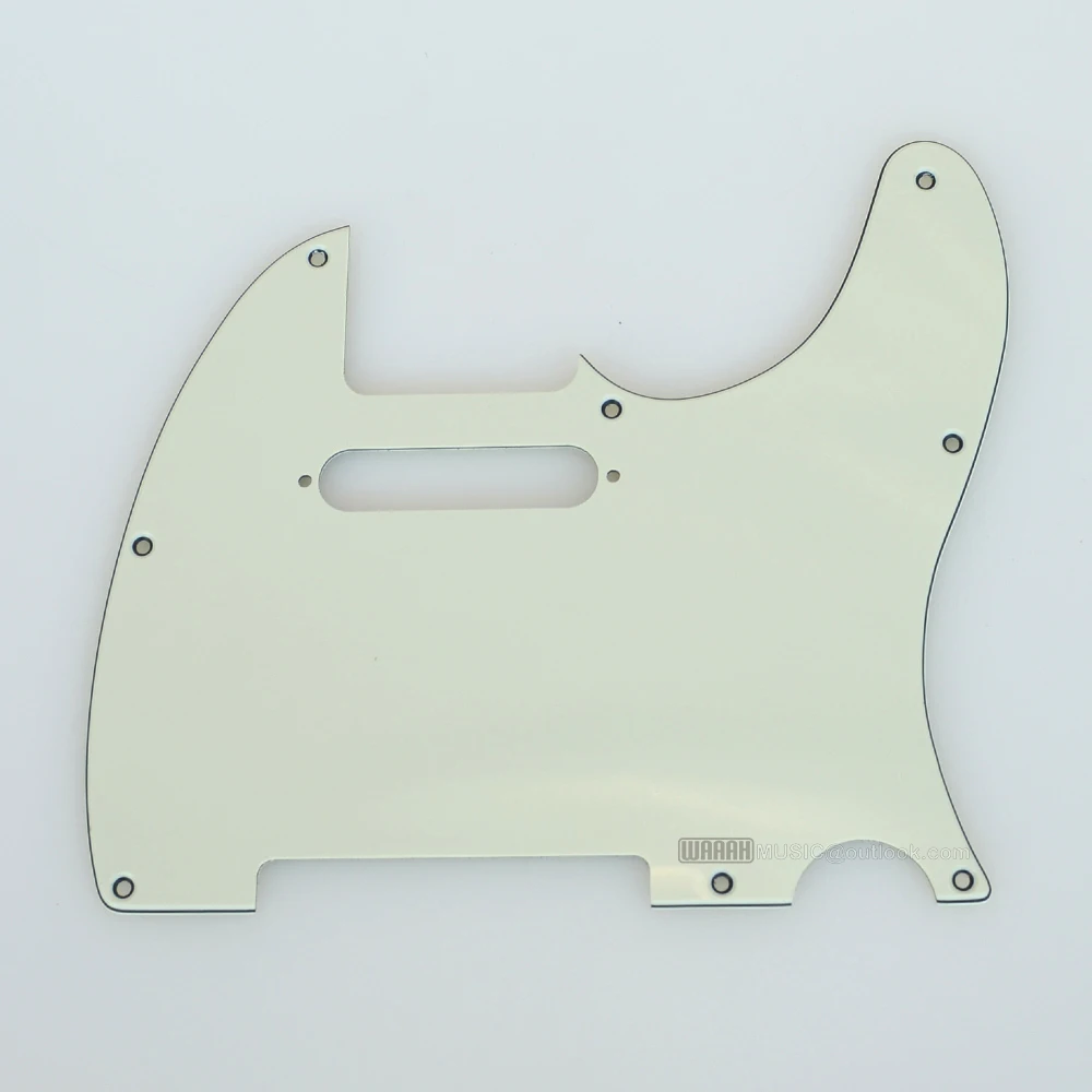 8 Holes Tlcaster Guitar Pickguard for USA/Mexican fd Standard Modern Style 3Ply for Tl Electric Guitar