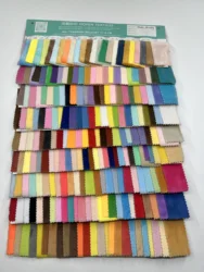 2023 nuova venuta 229 colori 1mm Pile Mochi Stretch Minky tessuto colore Swatch Book per cucito fai da te 100% poliestere Fursuit Paw