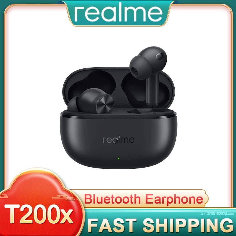 جديد Realme Buds T200X سماعات سماعة لاسلكية تعمل بالبلوتوث 5.4 نشط الحد من الضوضاء سماعات HD هيئة التصنيع العسكري دعوة ستيريو الرياضة سماعات الموسيقى