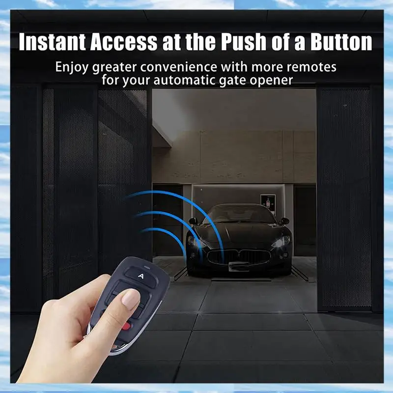 

T31C-15 Universal 433 MHZ Cloning Remote Control Keychain,Duplicates Remote Controls Replacement Garage Door Opener