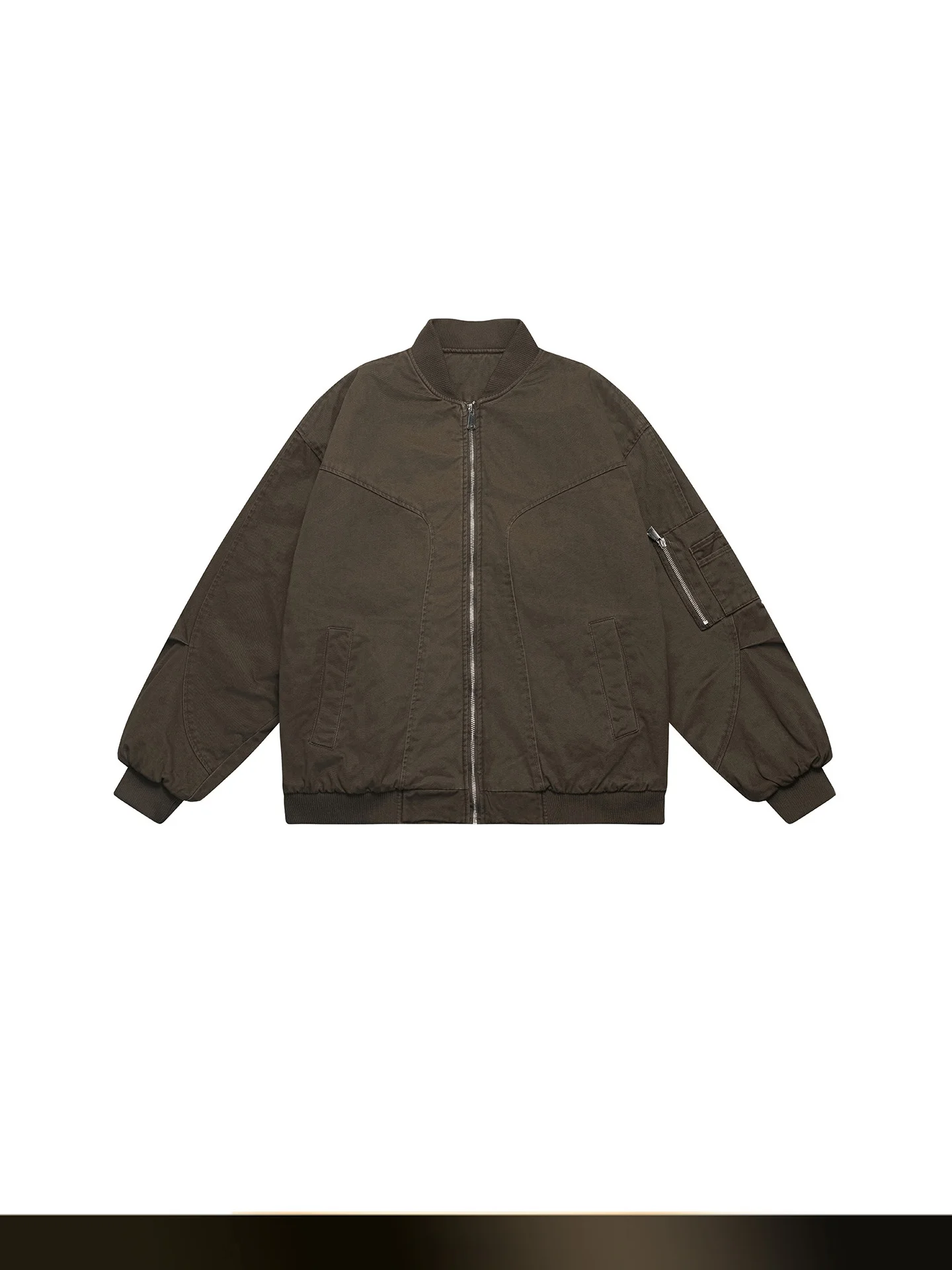 

NTED American Retro Waed Baseball Collar Cotton Jaet Men Winter Loose Couple Sle Pilot Cotton Coat Outerwear