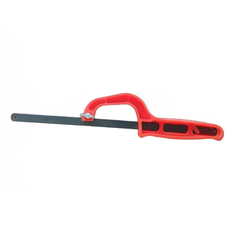 1PC Mini Saw Red Adjustable Hacksaw Woodworking Saw Portable Hand Saw Plastic Handle Hand Tool Garden Hand Tools