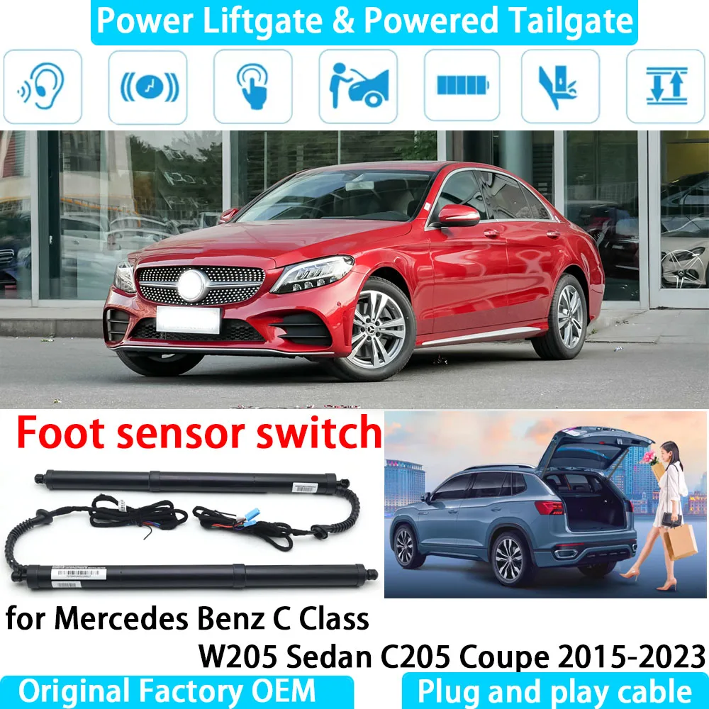 

for Mercedes Benz C Class W205 Sedan C205 Coupe Automatic Electric Power Liftgate Powered Tailgate Strut Tail Gate Lift System