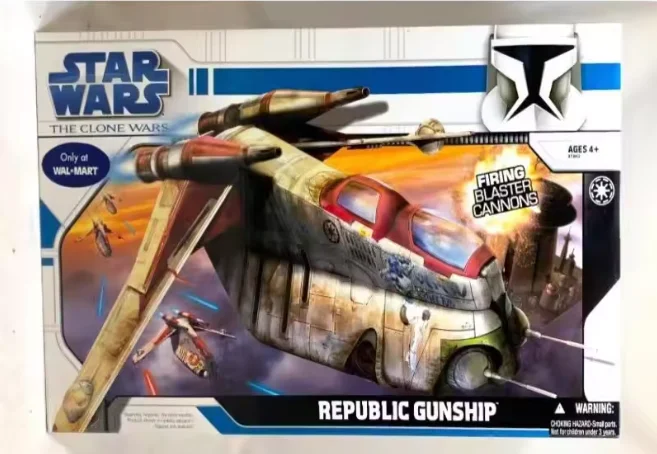 Nieuwe originele Hasbro Star Wars THE CLONE WARS REPUBLIC GUNSHIP Action Figure Toys Gift Model