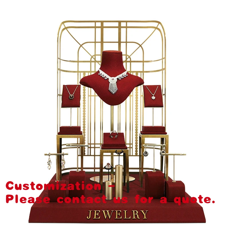 

Customize.Metal Earring Bracelet Charm Display Ring Holder Jewellery Display Rack