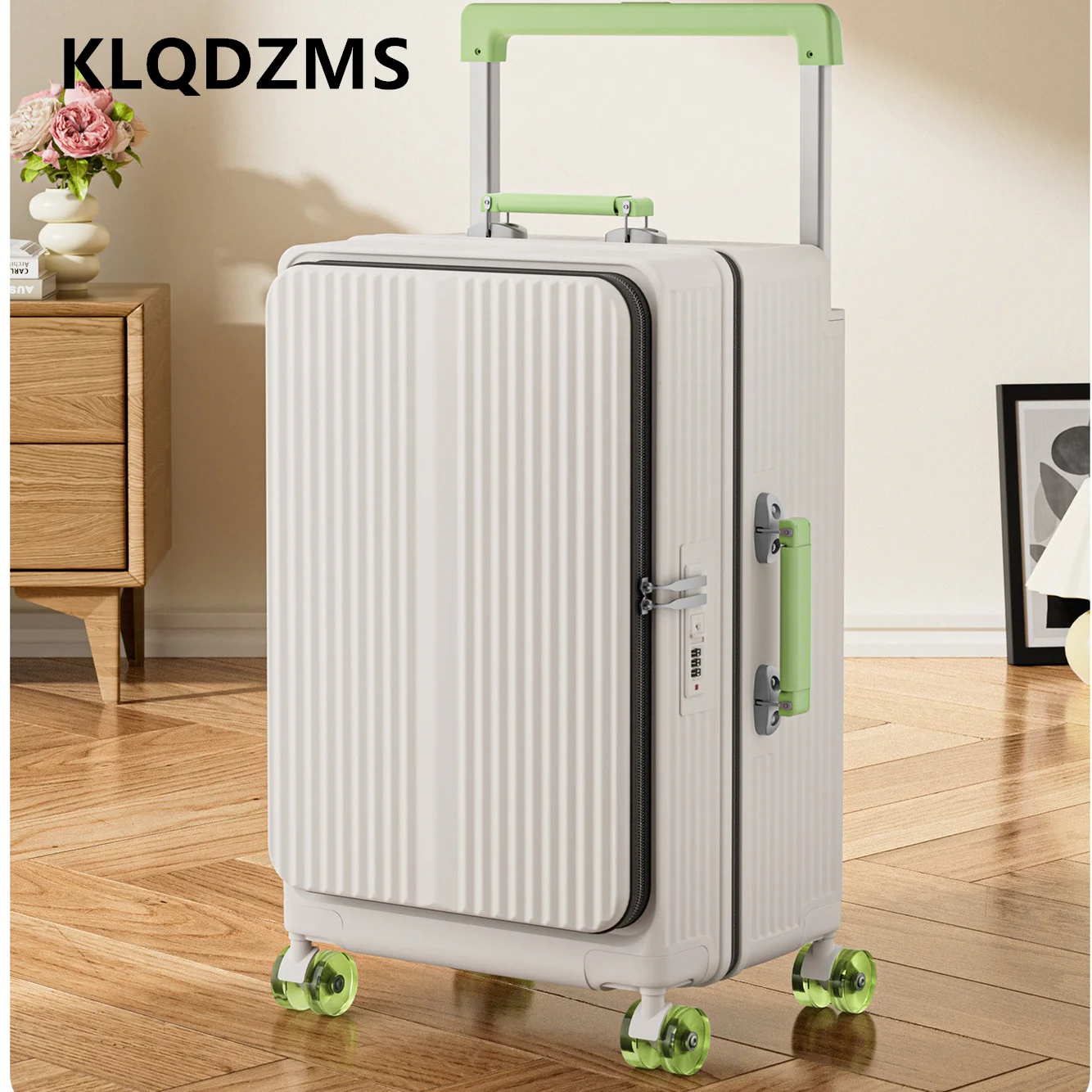 

KLQDZMS High Quality Suitcase 20"24"26"28 Inch Large Capacity Trolley Case PC Boarding Box Universal Wheel Rolling Luggage