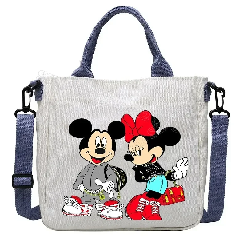 Minnie Topolino Donna Uomo Borse Borsa a tracolla per bambini Grande capacità Portatile Anime Stampa grafica Borse moda Regali per feste