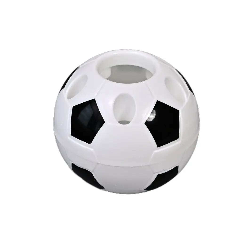 Football shape pen holder multi-hole multi-function large capacity student desktop storage box for stationery