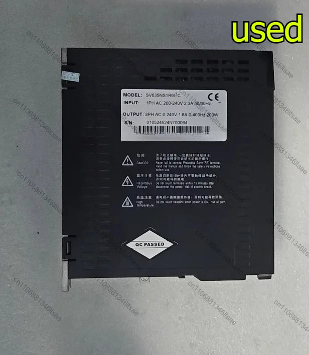Accessories servo drive sv635ns1r6i-ic 200w power, input ac200-240v, three-phase output 0-240v, 1.6a 0-400hz