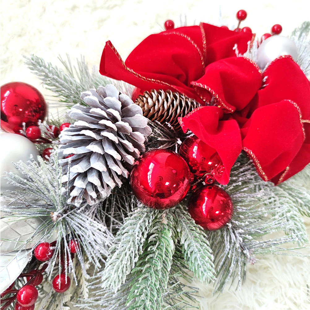 

Christmas Decoration Swag Artificial for Home Door Wall Hanging Xmas Stair Railing Decor Festive Atmosphere