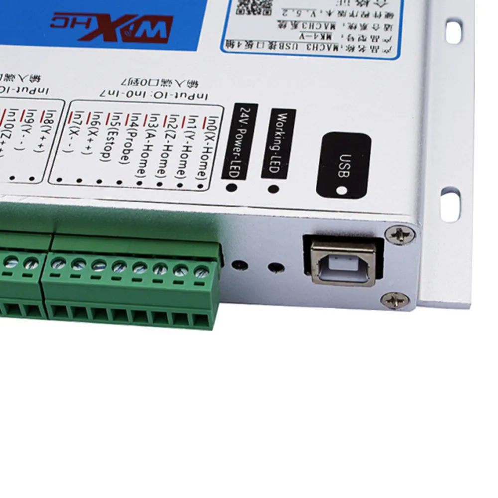 XHC 2000KHZ Motion controller card 4Axis USB cable CNC Breakout board Support  Stepper Motor Servo Motor for Mach3 CNC Mill