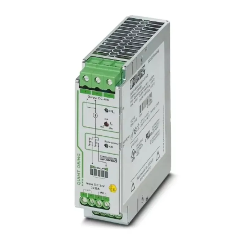 

PHOE-NIX QUINT-ORING/24DC/2X20/1X40 - Redundancy Module, With Protective Coating 2320186