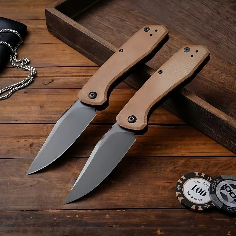 

Outdoor Camping Survival Folding Pocket Knife Tactical Hunting 8Cr13Mov Blade Portable Utility Self-defense Knives EDC Tools