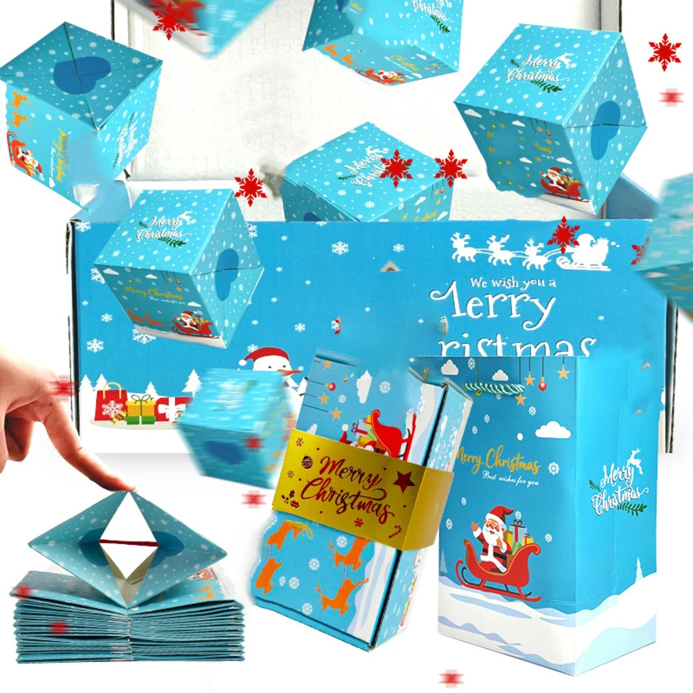 صندوق مفاجآت مكون من 12 قسمًا لإنشاء لحظات فريدة من نوعها وتفاعلات ممتعة في الاحتفالات والمناسبات المختلفة