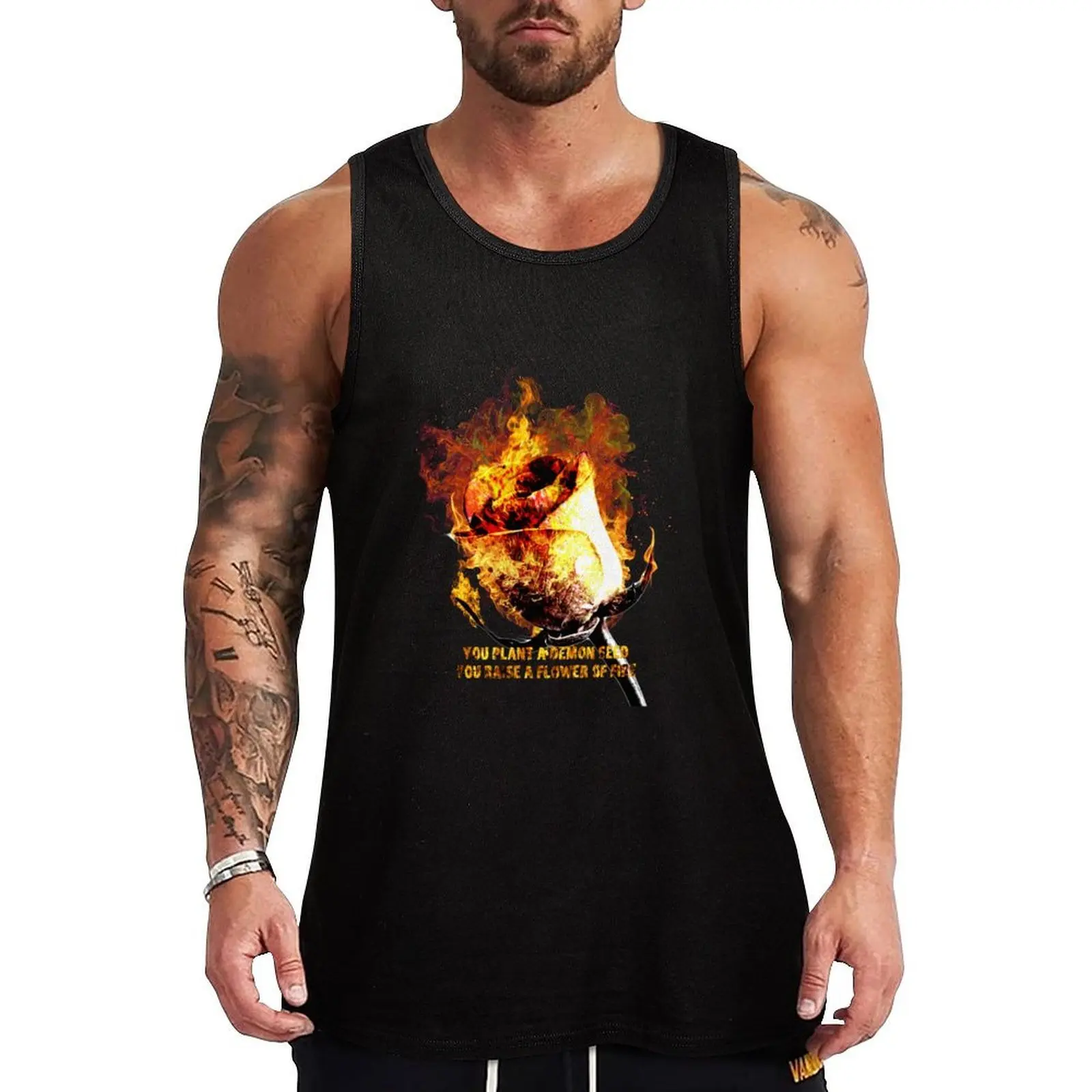 u2 bullet blue sky flower Tank Top Street Print Tank Top Casual Graphic Sleeveless Tee