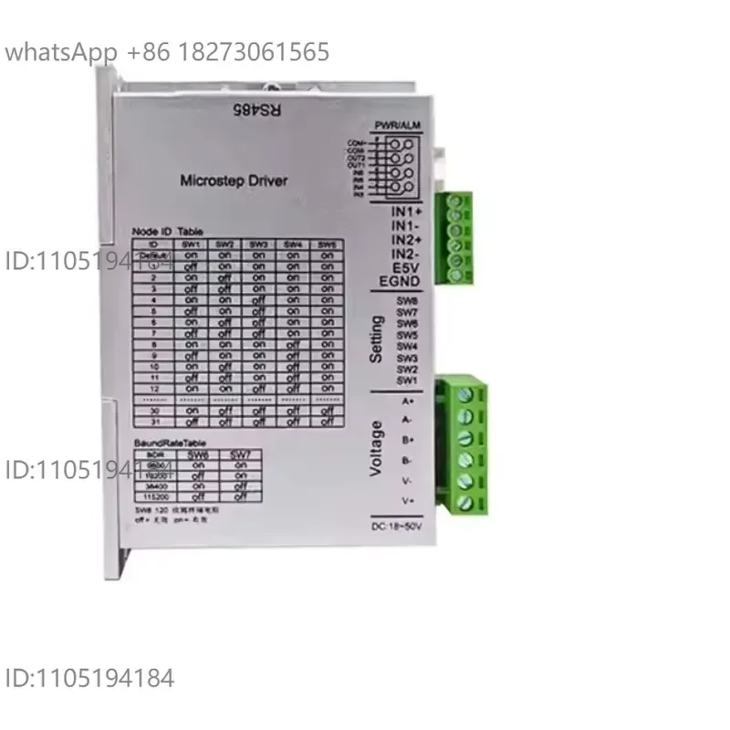 RS485 bus control stepper driver Support open-loop and closed-loop