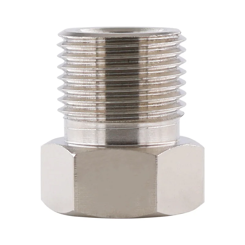 Soda Co2 Adapter Converts for Mini Regulator Homebrew Beer Stream Corny Kegging Female M10 or M11 to Male W21.8*1.5