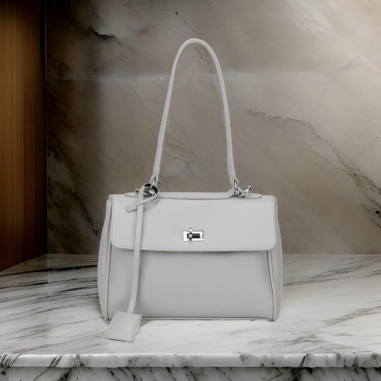 

Elegant Solid Color Crossbody Bag Luxury Vintage Messenger Purse Minimalist Designer Clutch Leather Tote