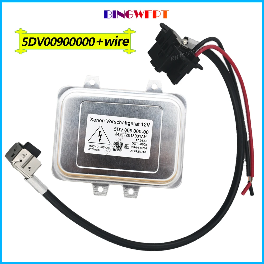 

With Wire D1S Xenon Headlight BALLAST 5DV 009 000-00 5DV009000-00 5DV00900000 For Volkswagen –5M0 907 391 For BMW Audi Mercedes