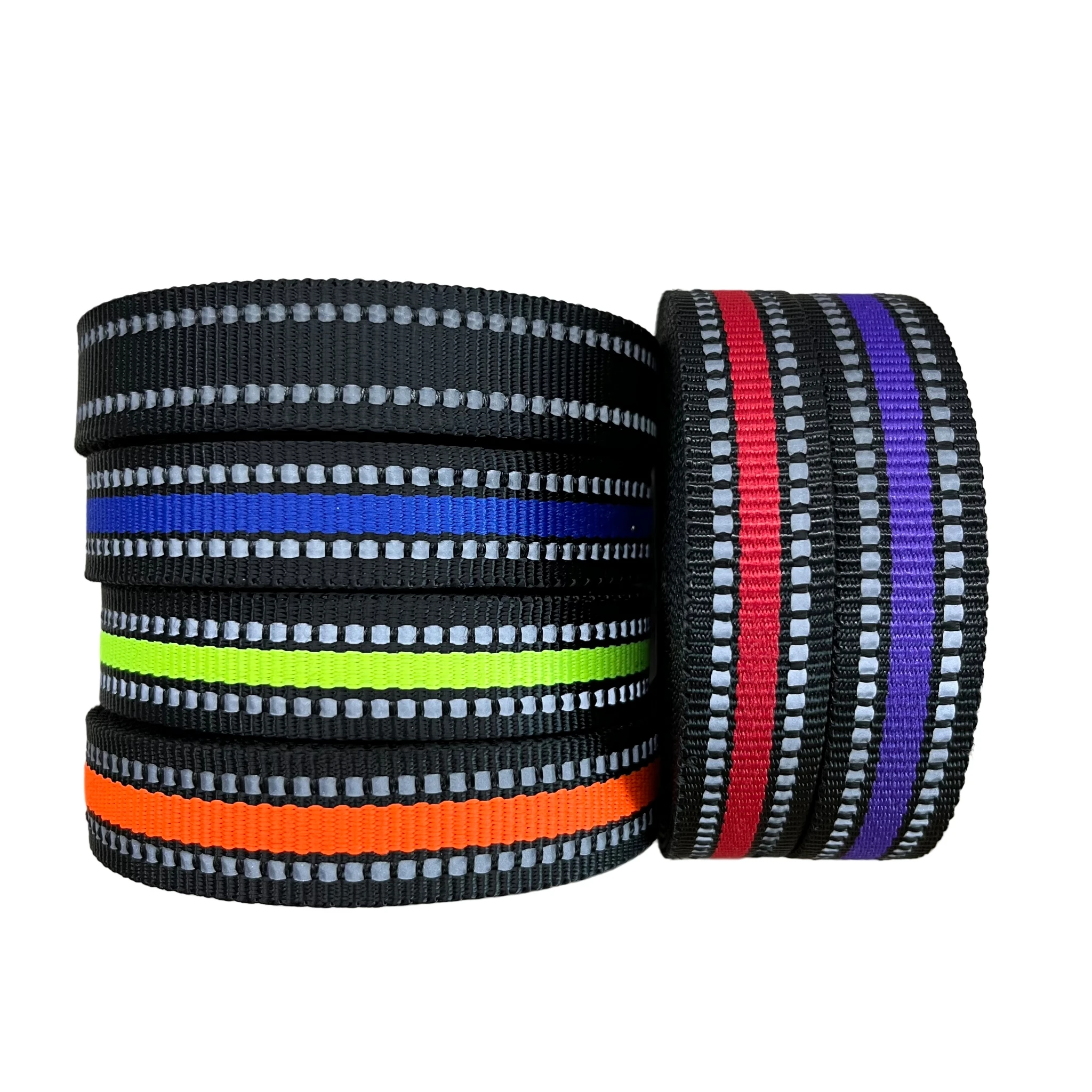 High Quality Webbing With Reflective Ribbon Strap for Dog Collar Leash 5yards