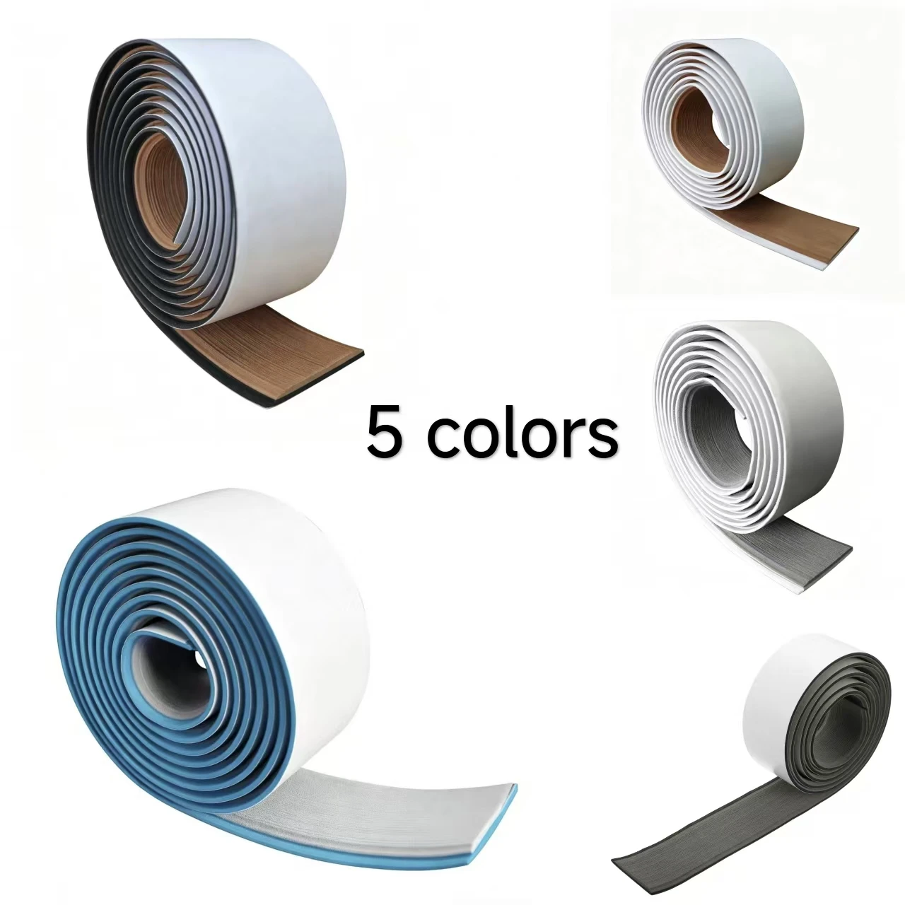 

2400*55mm Boat Flooring EVA Foam Decking Sheet Faux Teak Marine Mat Marine Cooler Tops Non-Slip Self-Adhesive Motorboat Stripe