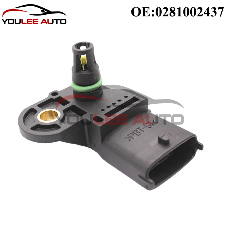 High Quality OEM 0281002437 Air intake Manifold Absolute Boost Pressure MAP Sensor For Vauxhall Opel Fiat Auto Parts