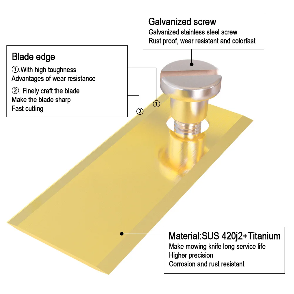 9/30pcs Stainless Steel Lawn Mower Replacement Blades Garden Robotic Lawnmower Tools For Mammotion Luba & Yuka All Series