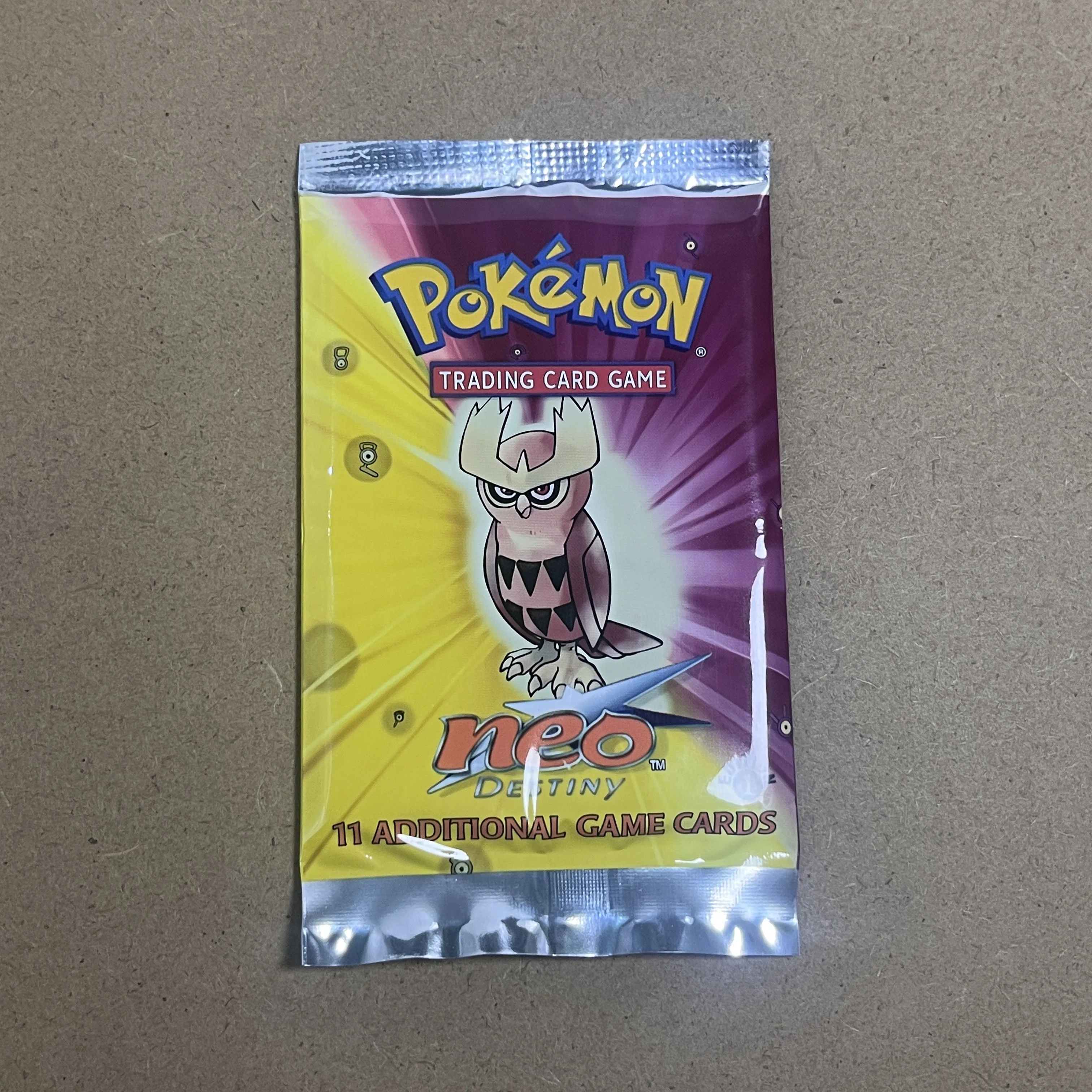 PTCG Vintage Neo Destiny Booster Pack 11pcs/bag - 1st Edition Tyranitar Celebi Full Set 4 Pcs Proxy
