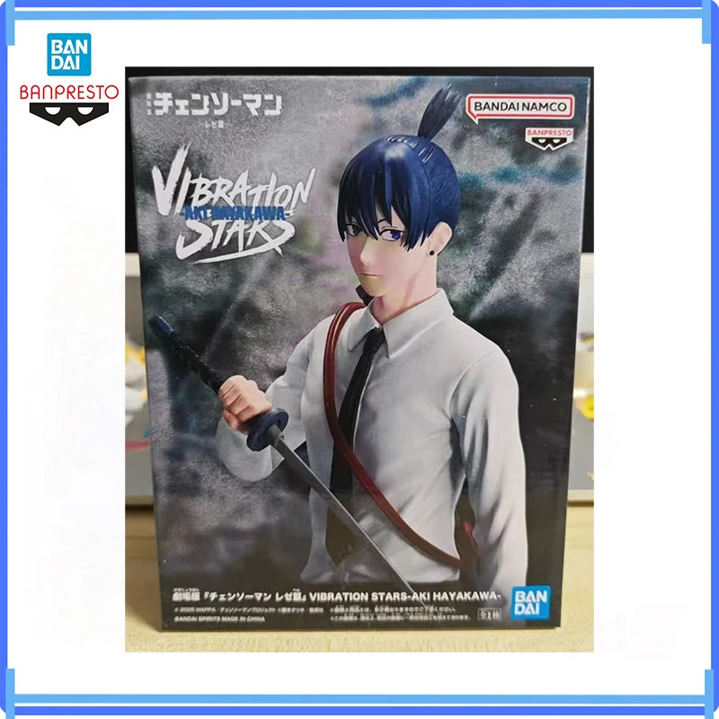 

Bandai In Stock Genuine Banpresto Vibration Stars Chainsaw Man The Movie:reze Arc Aki Hayakawa Action Figure Anime Model Toys