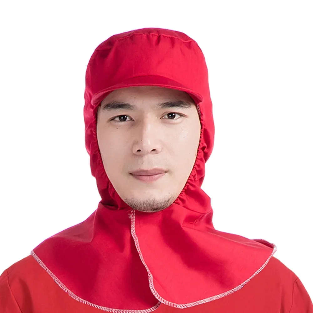 

Легко моющаяся, безворсовая шапка-шарф с защитой шеи, однотонная, для общепита, унисекс, дышащая, для мастерских и работ