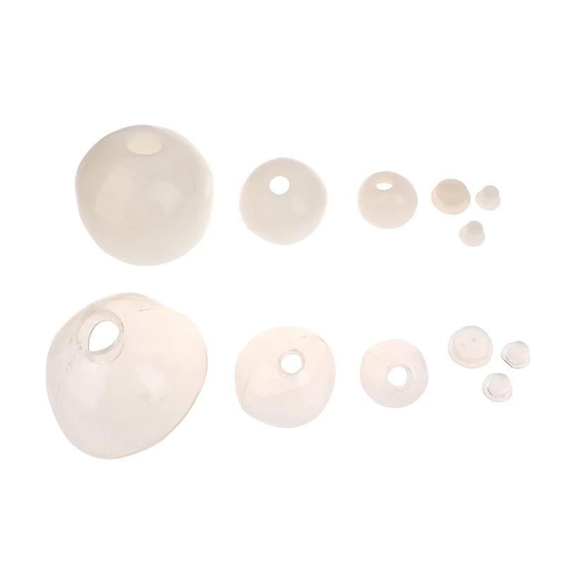 5Pcs/Set Relieve Stress Toy Handmade Ball DIY Empty Ball Leather TPR Fluid Player Noisy Ball Venting Ball