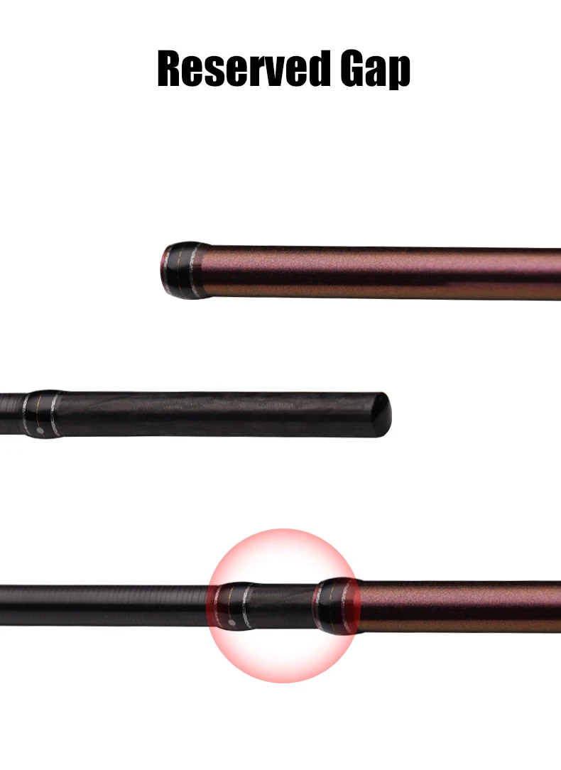 FORESTER Tragbare Forellenrute mit Sea Guide-Ringen, schnelle Aktion, 2,1 m 2,08 m, Spinn- und Casting-Reiserute – Detail 8