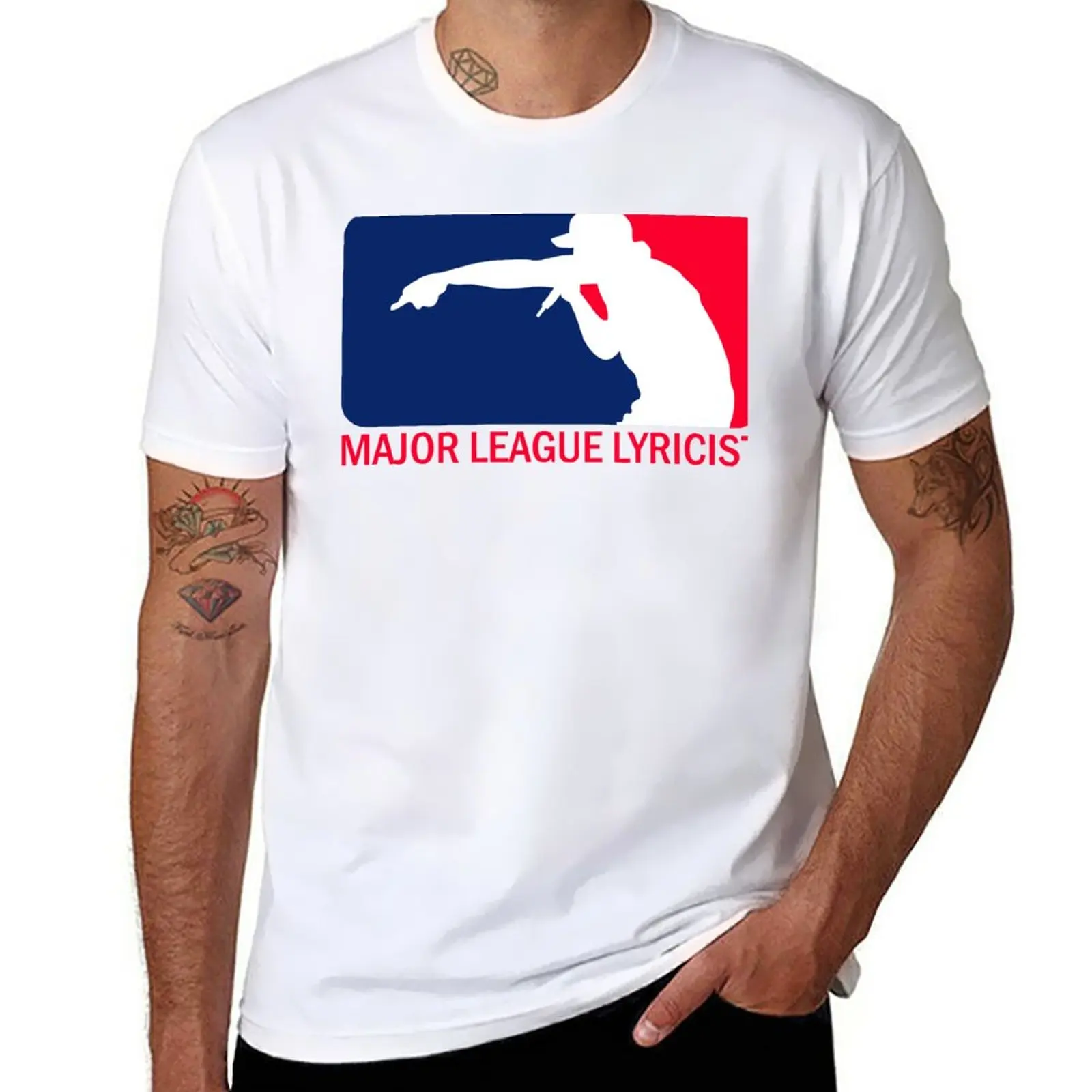 MAJOR LEAGUE LYRICIST T-Shirt plain for a boy workout shirts for men