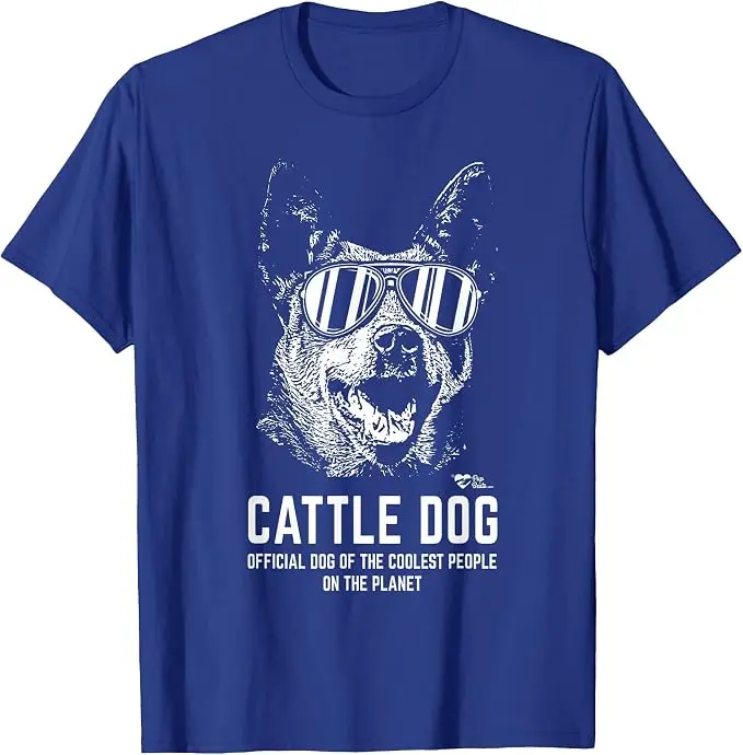 Cattle Dog – Offizielles T-Shirt für die coolsten Hundeliebhaber, Y2k Pupbeats Australian Cattle Dog Grafik-Bekleidung, weiches Baumwoll-T-Shirt – Detail 7