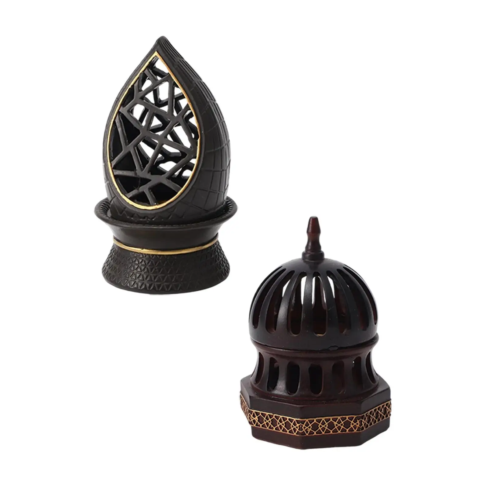 

Charcoal Incense Burner with Lid Home Decoration Oud Incense Burner for Hotel SPA