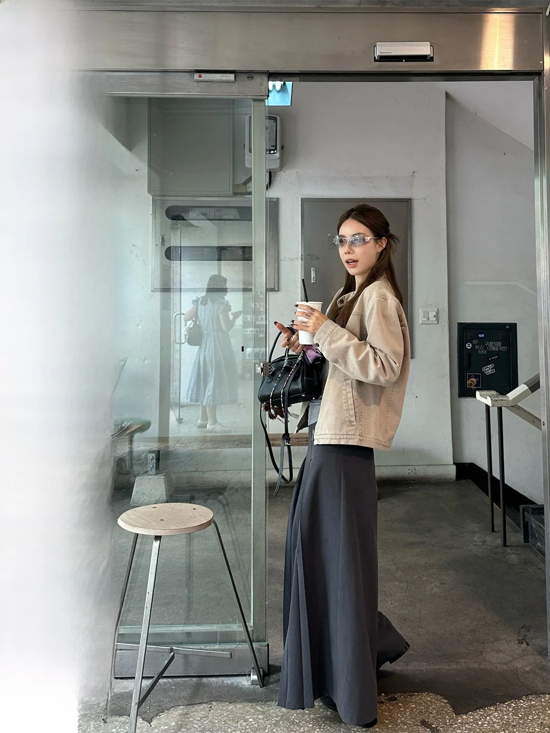 

Женская укороченная куртка на молнии D YANGJUN, новинка осени 2025, в американском ретро-стиле, 100% хлопок, верхняя одежда для женщин, рабочая куртка